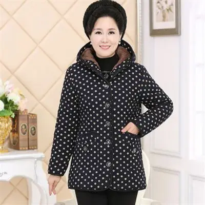 

Middle-aged Warm Middle-aged Thick WOMEN'S Cotton-padded Clothes Winter Lamb mao rong mian 81%-90%-Large Size Loose Cotton
