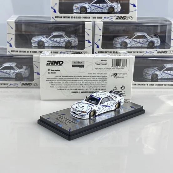 INNO Car 1:64 nissans GT-R R32 коллекция металлических литой модели автомобилей игрушки |