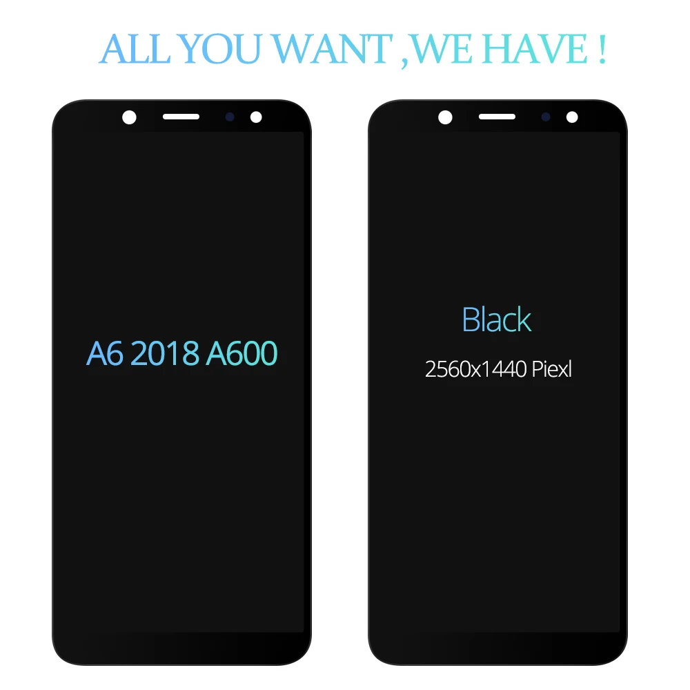 Для SAMSUNG Galaxy A6 A600 lcd A600F A600FN A600G/DS ЖК-дисплей модуль+ сенсорный экран дигитайзер сенсор в сборе