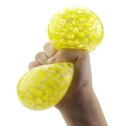 Juguetes antiestrés, cuentas de gelatina blandas de colores, juguetes sensoriales contra la ansiedad