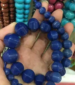 

Free shipping Beautiful 7-20-7mm 18" 100% natural Agate necklace