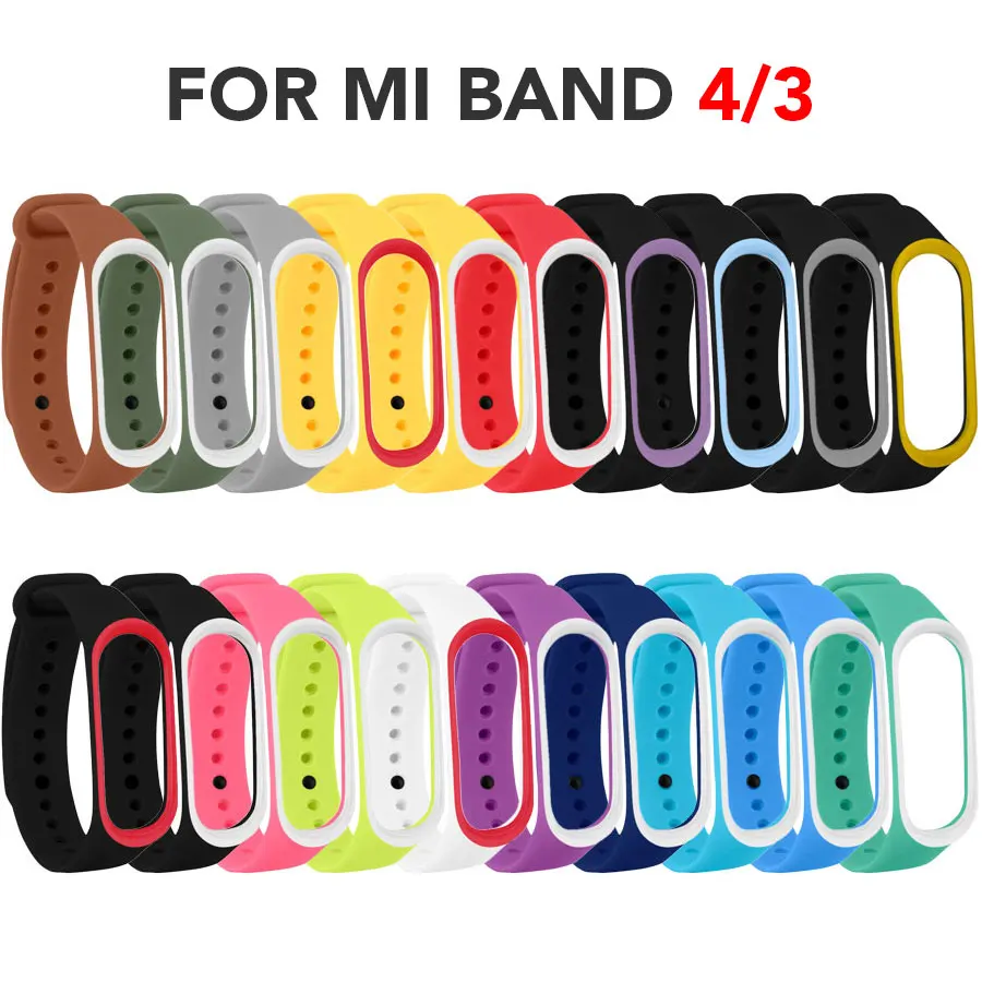 Ремешок на запястье для Mi Band 4 силикон 20 шт./лот | Наручные часы