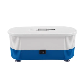 

Mini Cleaner Nail Drill Glasses Jewelry Sonic Cleaner Portable Manicure Tool Cleaning Box Blue