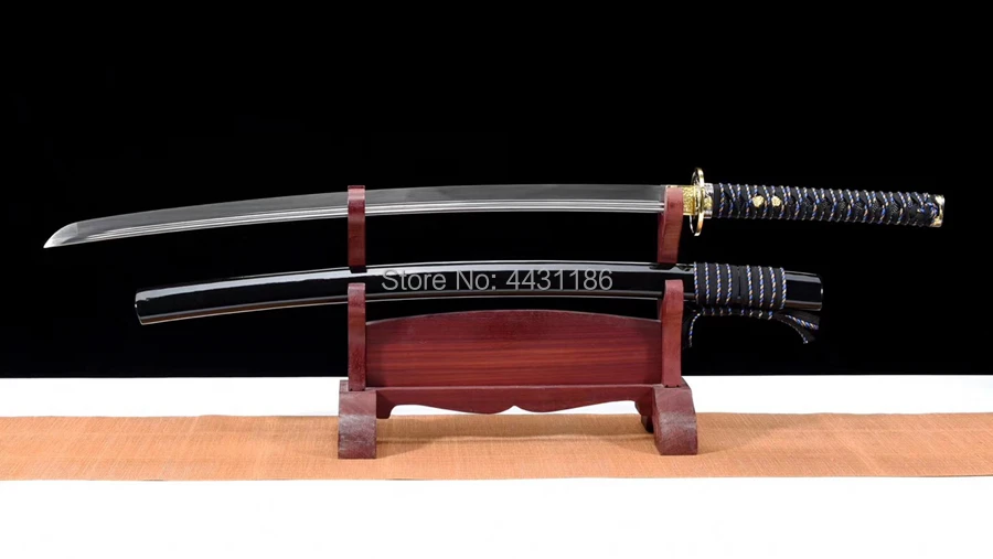 Handmade Japanese Samurai Sword Katana Full Tang High Carbon Steel Blade Sharp Home Decoration Collection Real Knife Swords