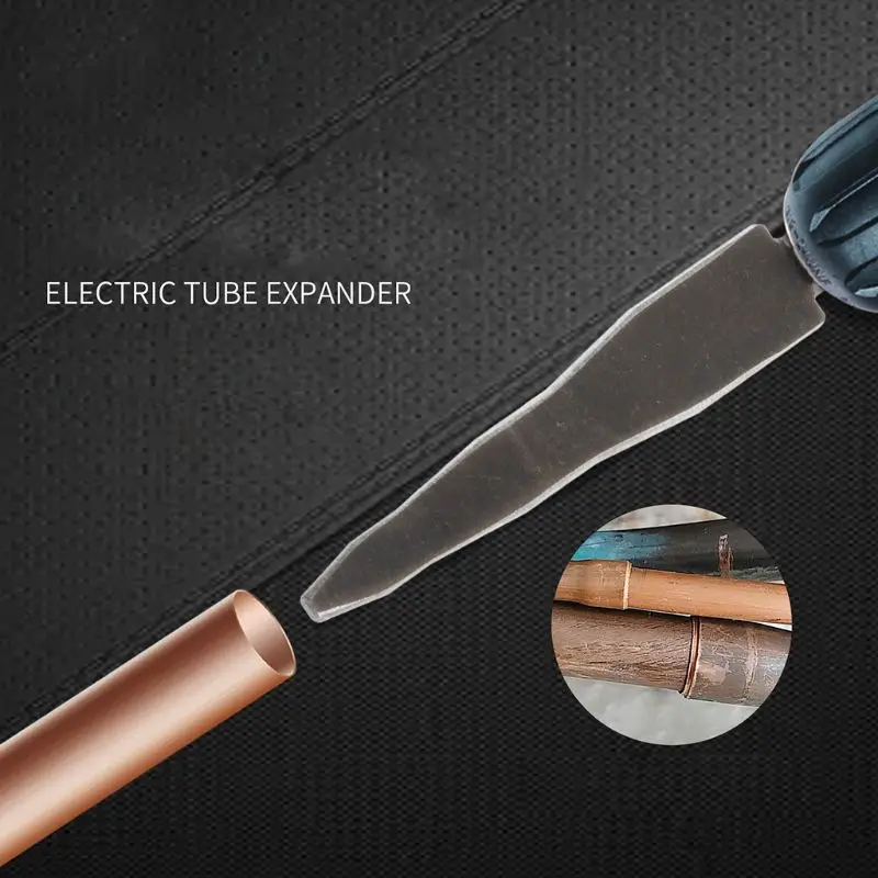 Copper Pipe Swaging Tool Cross Screwdriver Drill Bit Aluminum Tube Expander DIY 