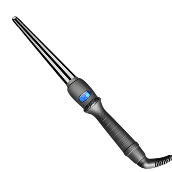 

Lcd Curlers Conical Curling Iron Single Tube Ceramic Glaze Pear Flower Cone Electric Hair Curly Hair General Voltage: 110-240 V