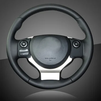 

Hand Sewing Braid Car Steering Wheel Cover for LEXUS NX CT200 2014 Auto Braid On The Steering Wheel Cover Interior Accessories