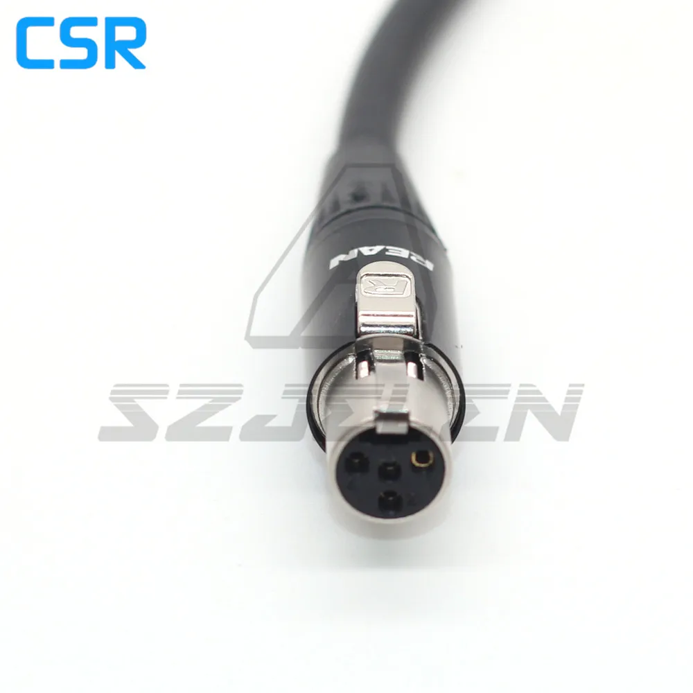 ARRI Alexa RS 3pin 12V to mini xlr 4 pin female для Tvlogic 055 056 058 кабель питания для монитора
