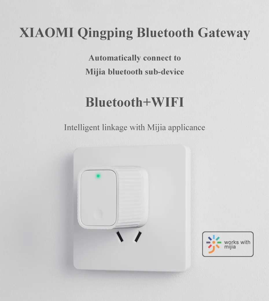 Xiao mi Smart Cleargrass Bluetooth/wifi-шлюз концентратор Работает с mi jia Bluetooth подустройство mi устройство «умный дом»