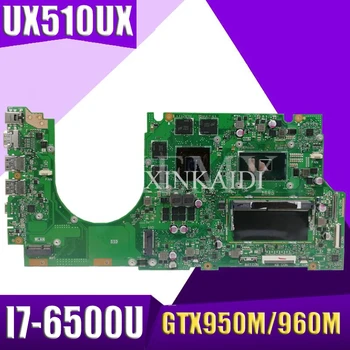 شراءUX510UX الأم للكمبيوتر محمول ASUS ZenBook UX510U UX510UW UX510UX UX510UXK اللوحة اختبار 100٪ طيب 8G RAM I7-6500U GTX950M / 960M