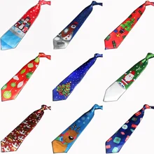 Дизайн Рождественский галстук стильные мужские модные галстуки Рождественский праздничный галстук Мягкий дизайнерский галстук