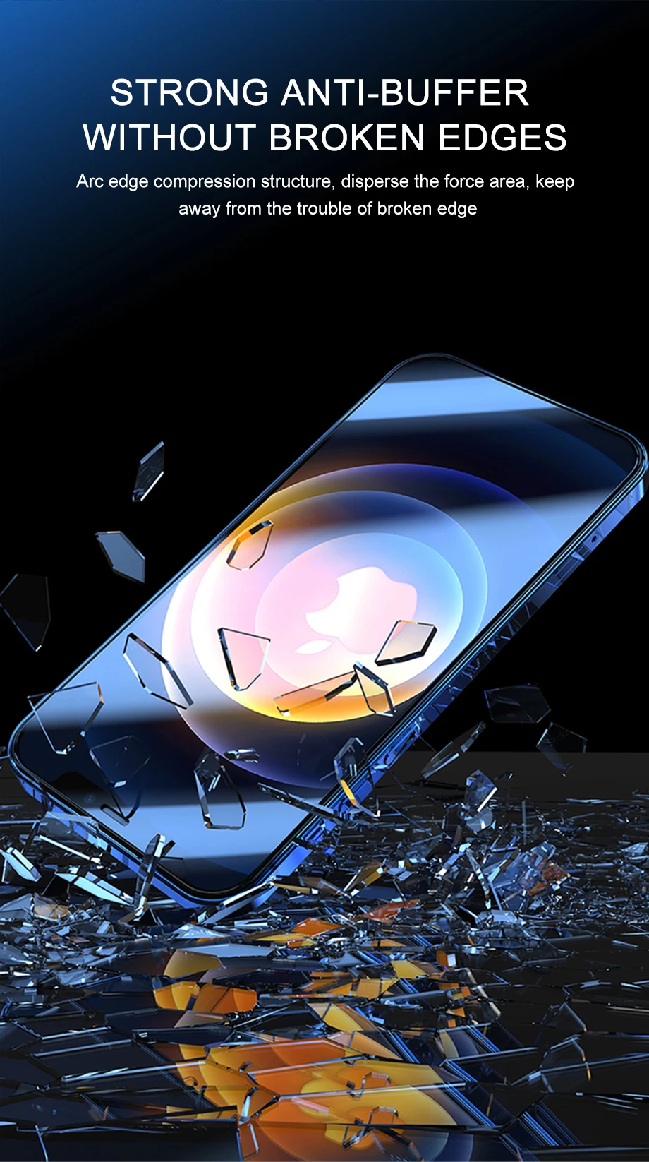 H9668177863084897b7a0aa49fcd58b81n 3Pcs 30D Tempered Glass Screen Protector For iPhone 13 14 12 11 15 Pro Max XS XR 7 8 Plus Full Protective Glass Screen Protector Mallzona