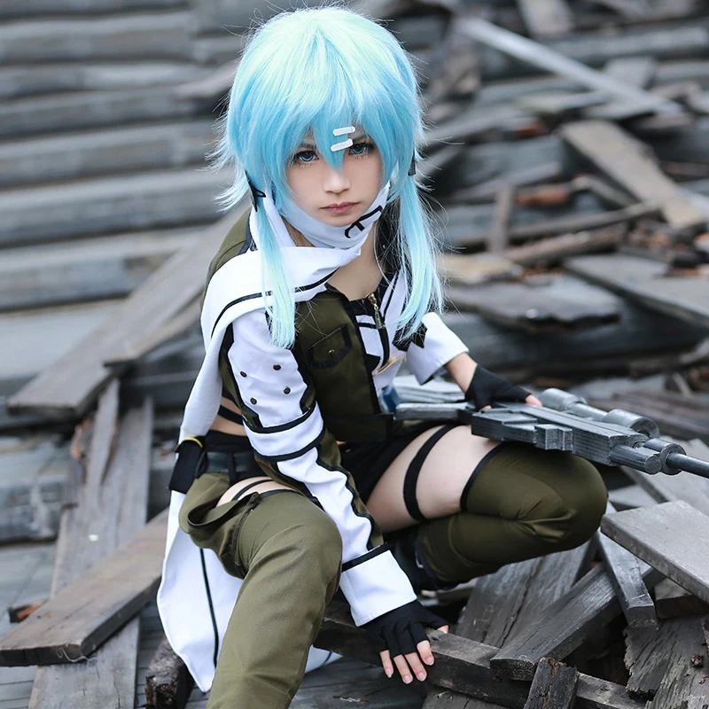 Sword-Art-Online-2-Asada-Shino-Cosplay-Costume-Sinon-Military-Women-Halloween-Costume-COSPLAYONSEN