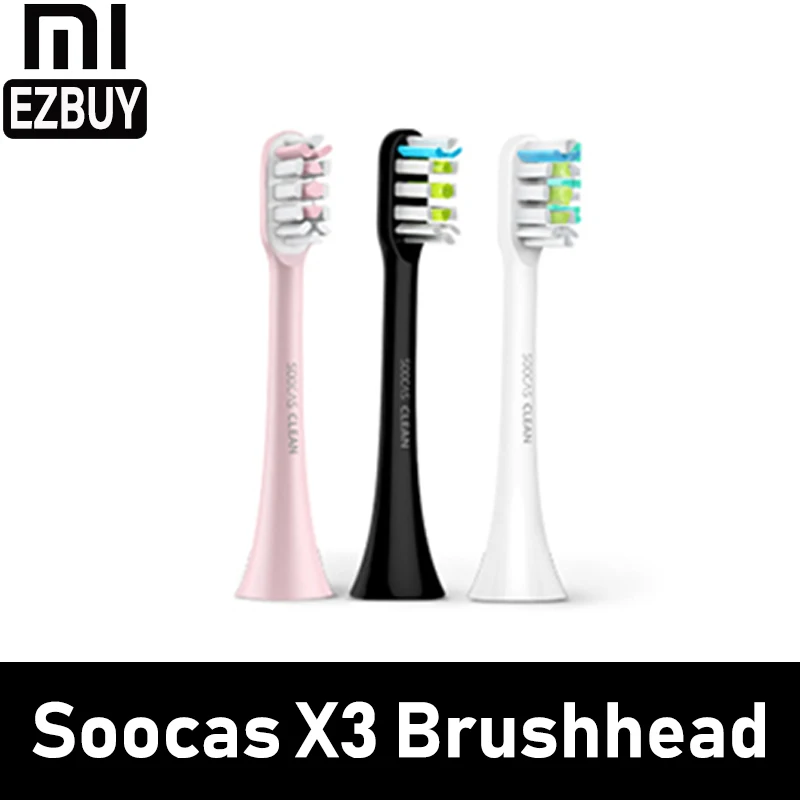 Xiaomi 2 шт SOOCAS сменные насадки для зубных щеток SOOCAS/Xiaomi SOOCARE X3/X3 обновленная