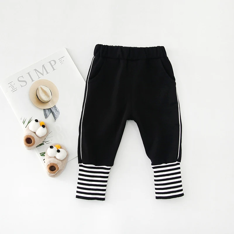 WeLaken/модные детские штаны мягкая хлопковая одежда с эластичной резинкой на талии; Новое поступление; детские леггинсы; детская одежда