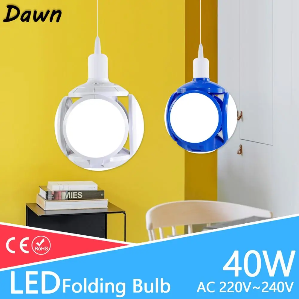 

LED lamp E27 LED Bulb 40W 10W Bombilla Spotlight Lampada LED light football UFO lamp AC220V 240V Cold White Warm White for home