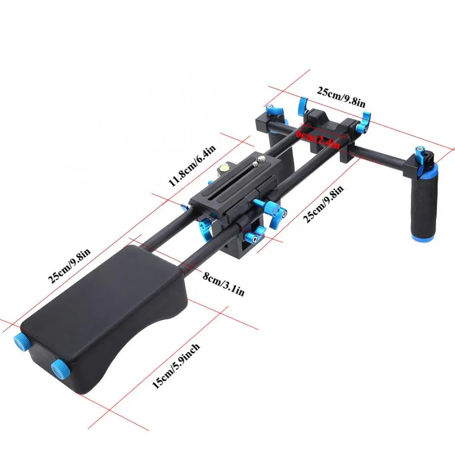 YELANGU DSLR RIG 5D2/5D3 Крепление плеча поддержка системы стабилизатор кронштейн для DSLR камеры