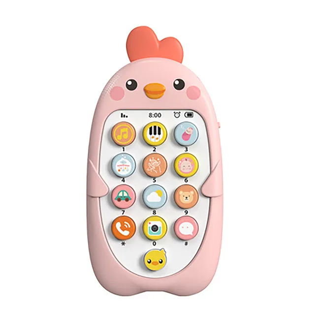 Kidpal Baby Cell Phone Vocal Toys 6 To 12 Months,Pretend Phones Educational Fidget Toys For 1 2 Year Old Boy Girl Birthday Gifts 2