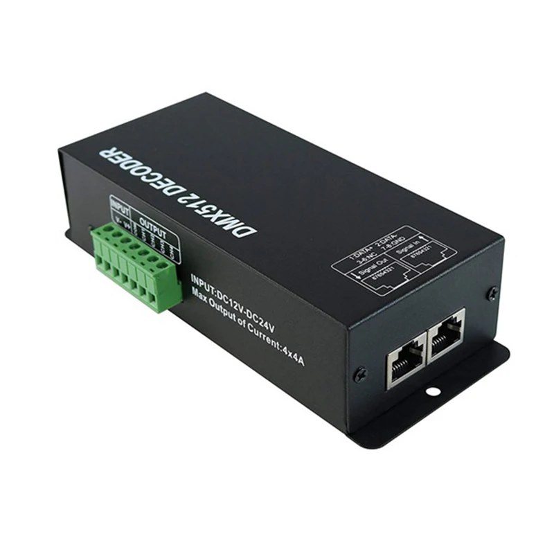 ABGN Hot-Dmx 512 декодер цифрового дисплея Диммируемый драйвер Dmx512 контроллер для Led Rgbw
