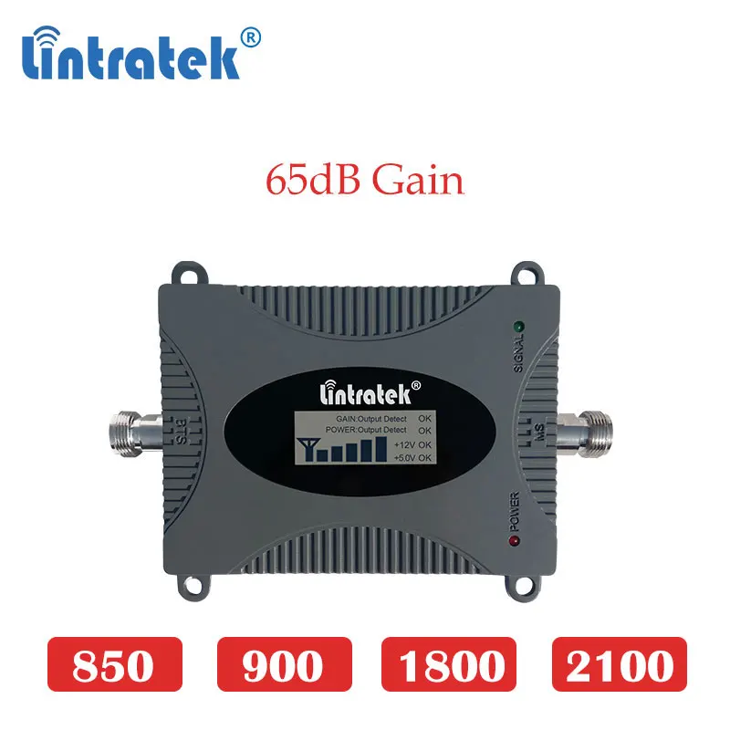 Ceny Lintratek 1800 dcs 4G lte GSM 900 3g B1 2100 wzmacniacz komórkowy wzmacniacz cdma 850 2g telefon komórkowy sygnał umts 3g wzmacniacz dd
