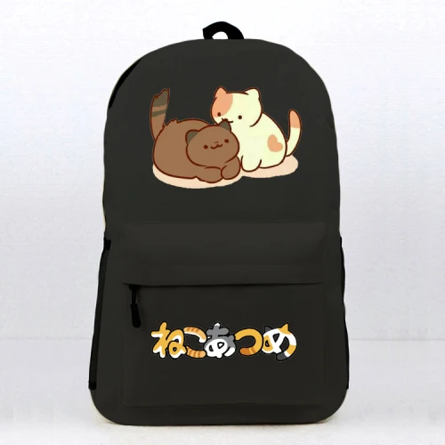 Black mmhy11 Neko Atsume, рюкзак для косплея, Студенческая школьная сумка на плечо, рюкзак для ноутбука, рюкзак для путешествий, подарок - Цвет: Black mmhy11