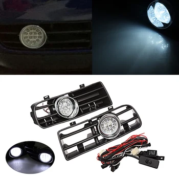 

Parts Fog Lights LED Lamp For Golf Mk4 1999-2004 Replacement Front Bumper