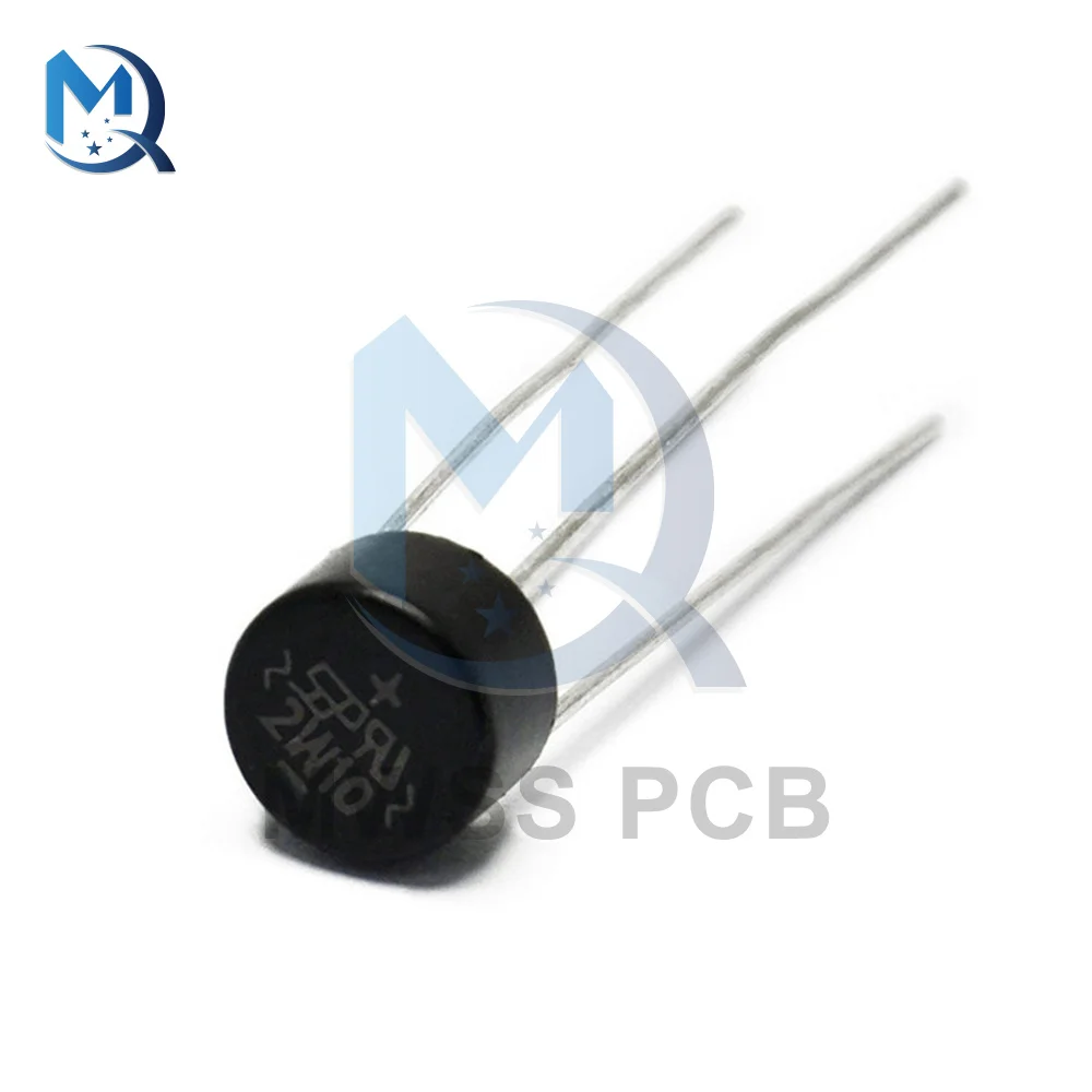 20PCS/lot 2W10 Bridge Rectifier 2A 1000V Diode 2w10 diode bridge rectifier rectifier diodes electrical rectifier diodes