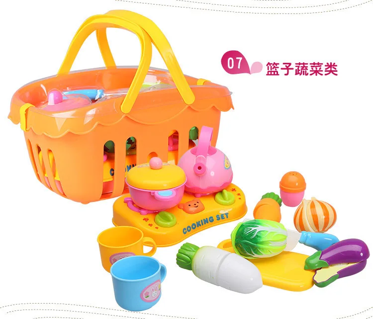 Kitchen Play House CHILDREN'S Toy Slicer 3-6-Year-Old Children Baby Model Cooking Tableware Toys