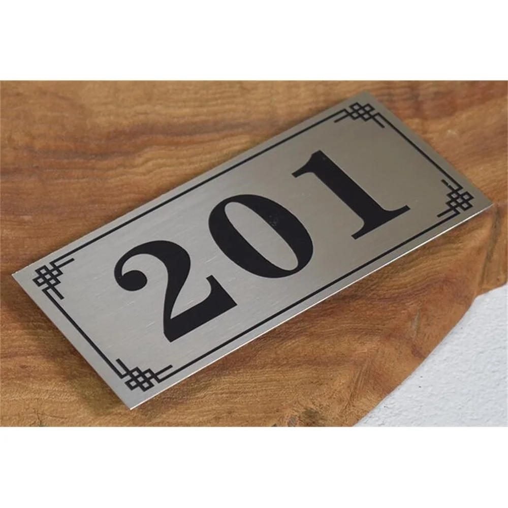 Building No. Floor Room Indicator Signage Plate Hotel Door Number Plates | Дом и сад