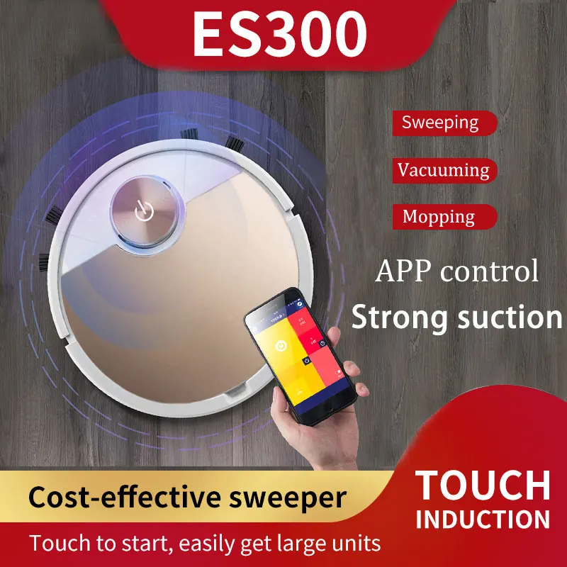 Robot Vacuum Cleaner Wireless Cleaning Wet and Dry For Home 3 in 1 Smart Household Appliances Mop Cleaning Floor Vacuum Cleaner 1