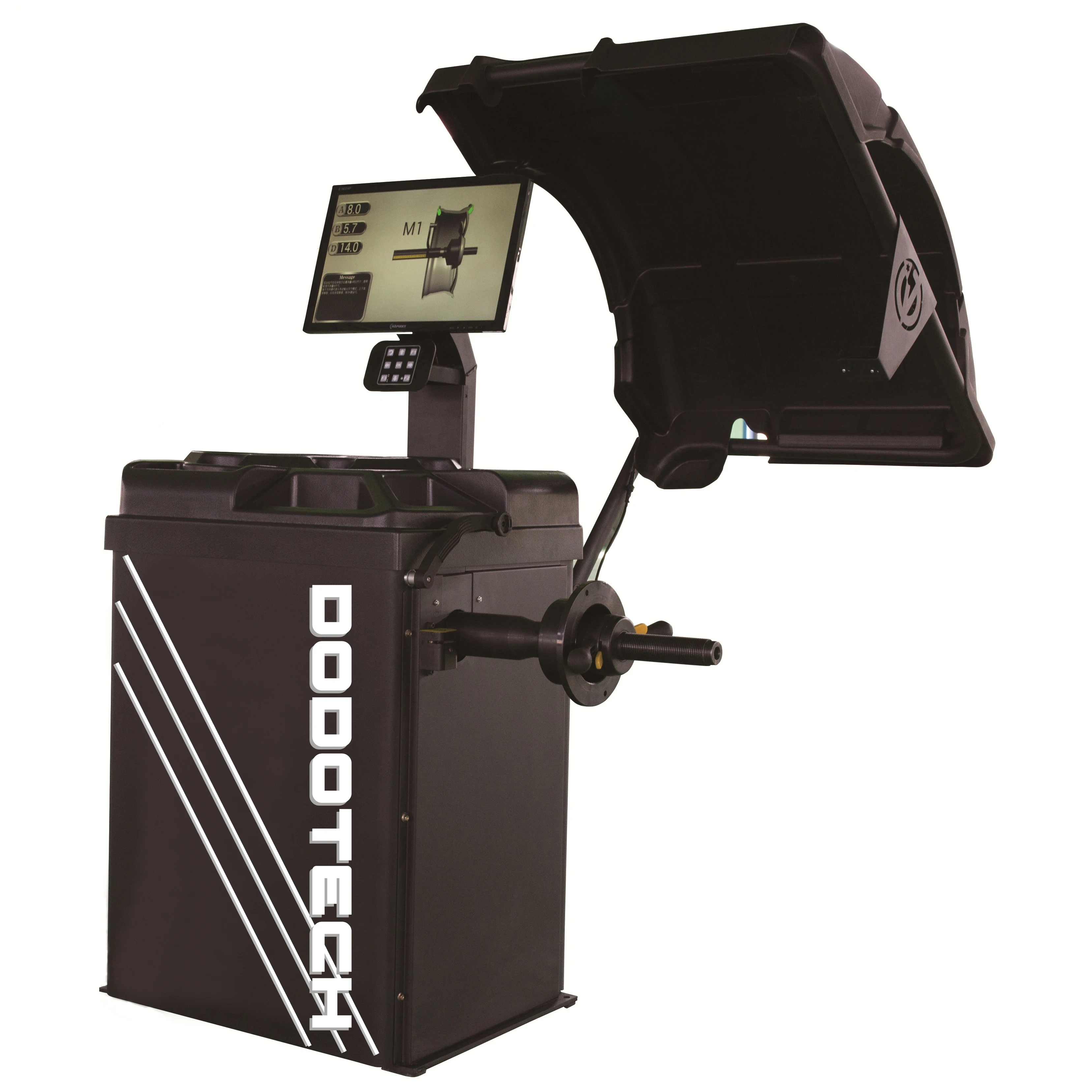 

automatic car wheel balancer auto wheel balancer vehicle tyre balancing equipment automotive machine with optional motor adapter