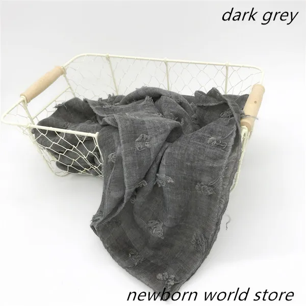 Одеяло для фотосъемки новорожденных - Цвет: dark grey