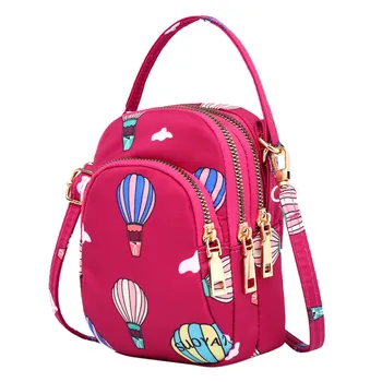 

Women Bag 2019 Nylon Waterproof Mobile Phone Bags Single Shoulder Messenger Bag Handbags malas de senhora