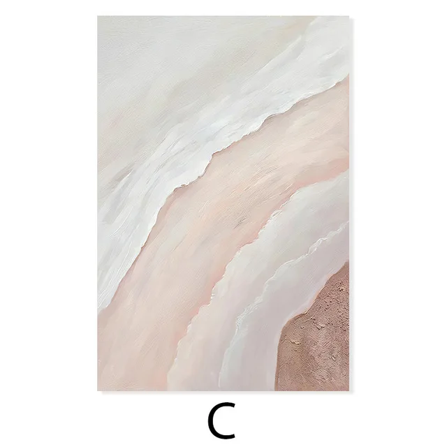 Abstract-Pink-Beige-Beach-Sea-Waves-Bohemia-Marble-Poster-Canvas-Painting-Wall-Art-Print-Pictures-for (6)