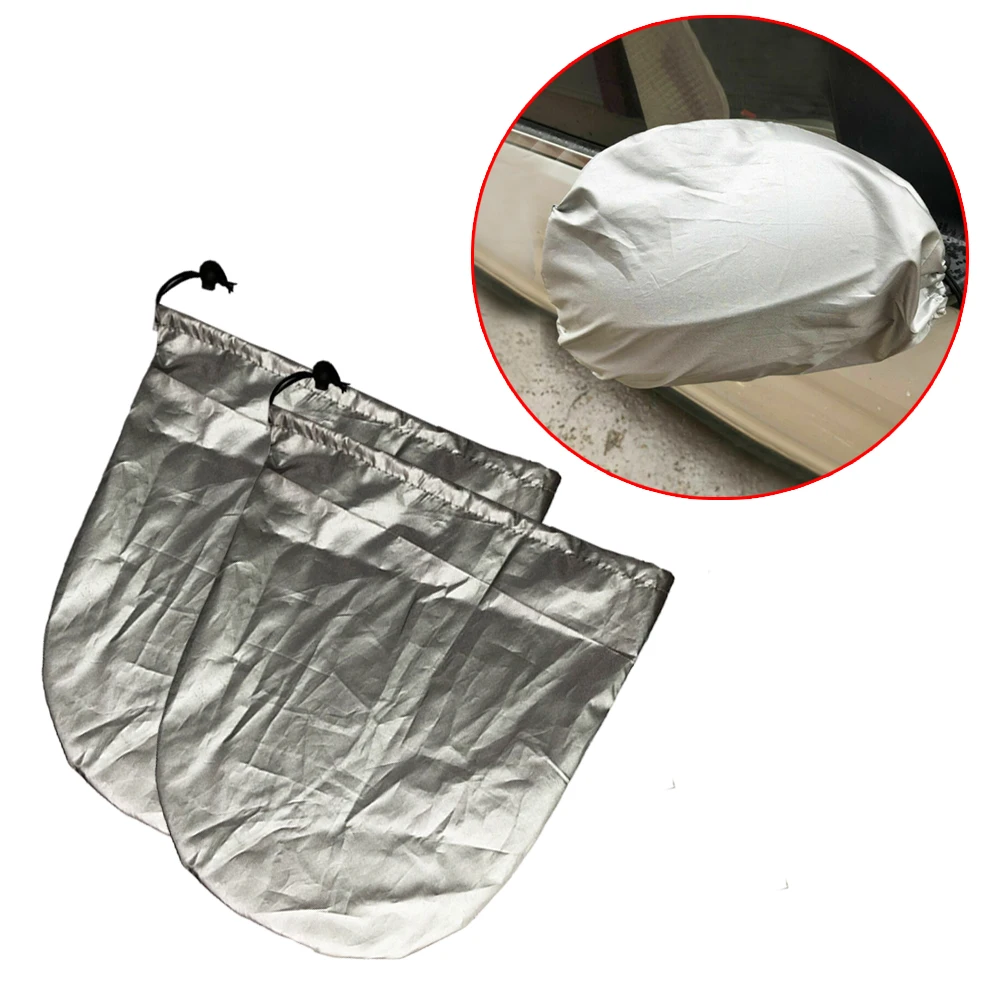 2PCS Car Rear View Side Mirror Protective Cover Frost Guard Snow Winter Waterproof rearview mirror protector auto mirror accessories