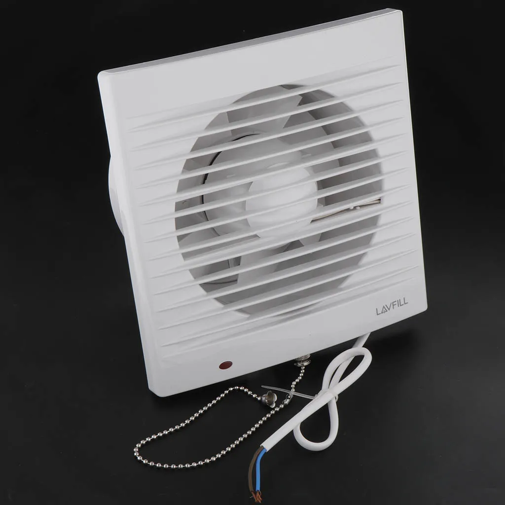 Kitchen Extractor Airflow Fan Exhaust Blower Ventilation Shower Toilet 6inch, Air Flow, Steel Frame, Durable