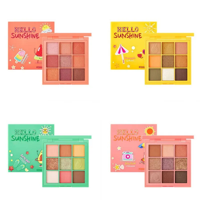 

9 Color Fruit Series Matte Eyeshadow Eye Makeup Waterproof Mineral Powder Shimmer Eye Shadow Make Up Palette Cosmetics For Women