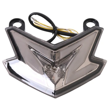 

Motorcycle Tail Light LED Brake Lamp Tail Light Turn Signal Light Fit for Kawasaki Ninja Z800 Zx6R 636 Z125