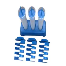 Спиральное изготовление льда Портативный DIY креативный пластиковый материал синий изысканный дизайн ледяной кофе лимонная палочка ледяной куб форма