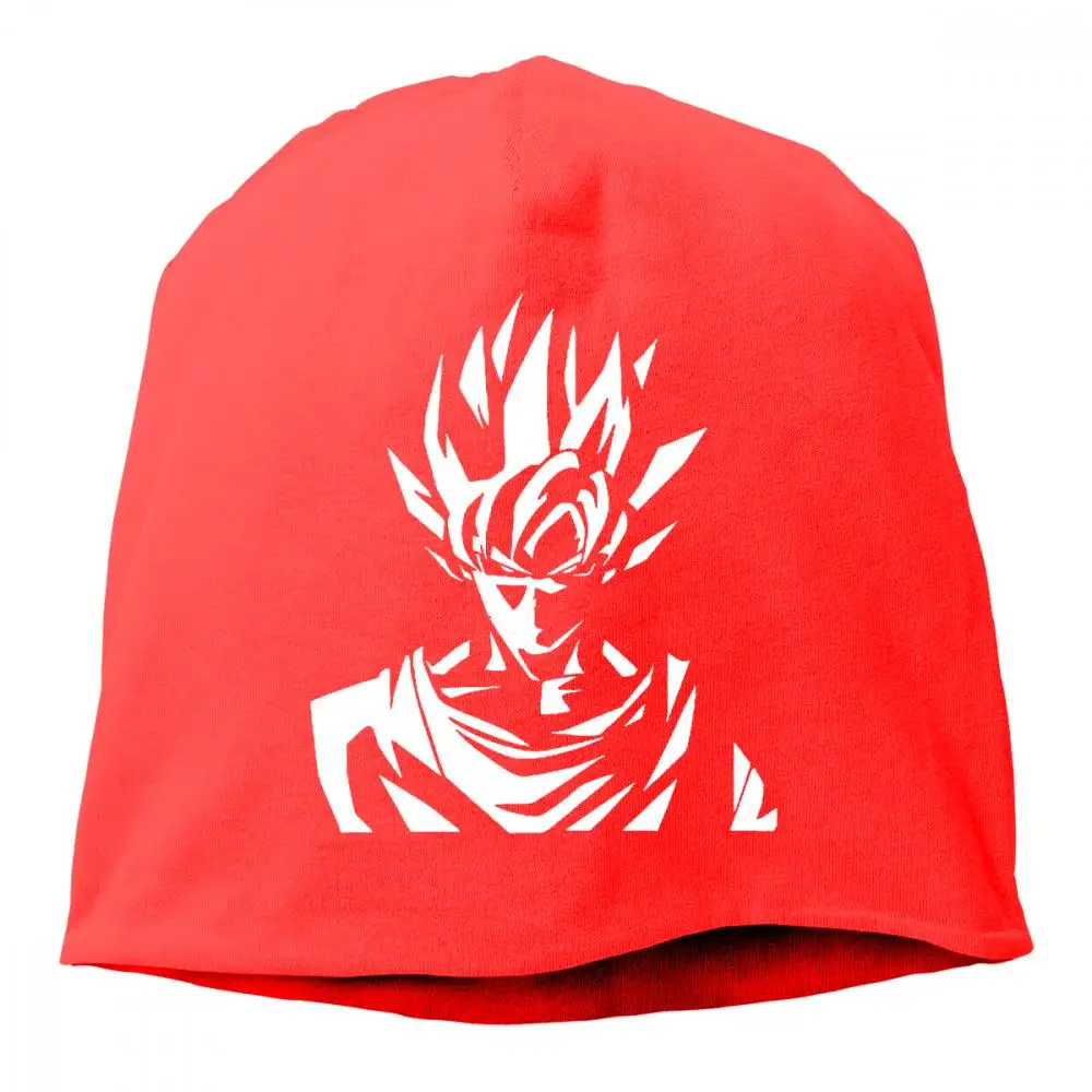 Dragon Ball Z Goku принт вязанная хлопковая шапка Skullies унисекс для мужчин и женщин хеджирующая шапка весна осень уличная хип-поп шапка шапочки