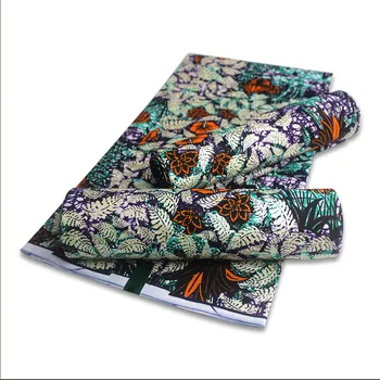 

New Ankara cotton Wax Best Quality For sewing Dress Cotton Printed African golden real Wax Fabric 6 yards