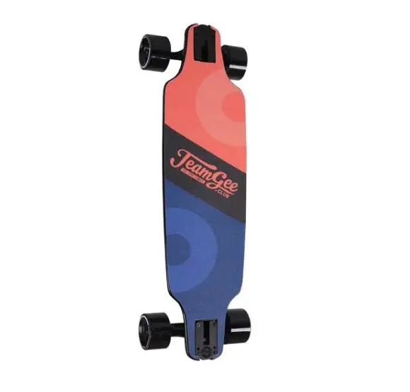 Многоцветный Teamgee H8 31" Electric Skateboard,10 Layers Maple Longboard with Wireless Remote Control& Where power meets agility - Цвет: Многоцветный