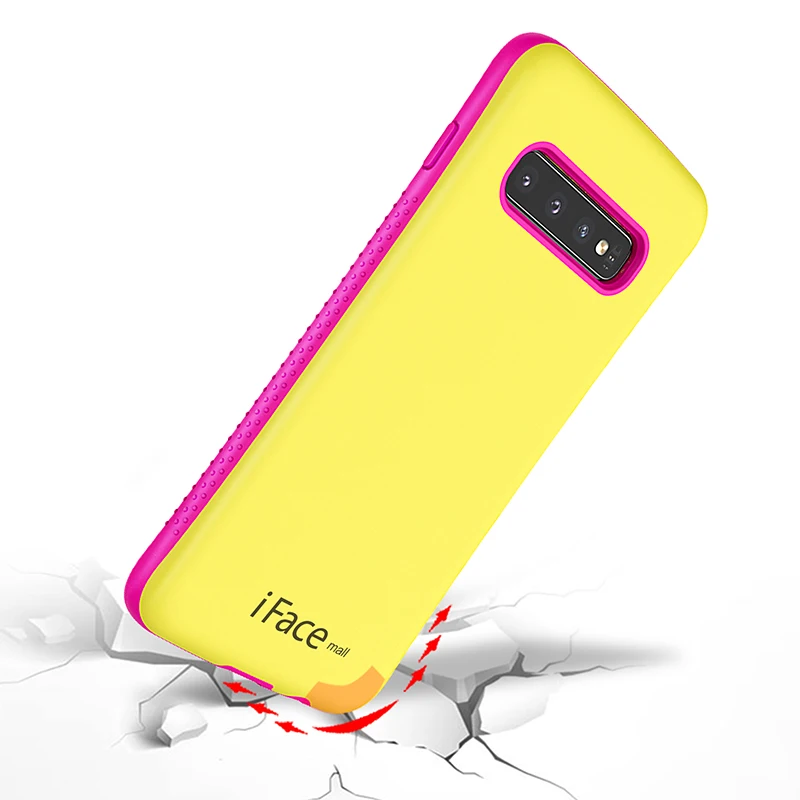Сверхпрочный чехол iFace Mall для Samsung Galaxy S10 plus ударопрочный накладка жесткий чехлы