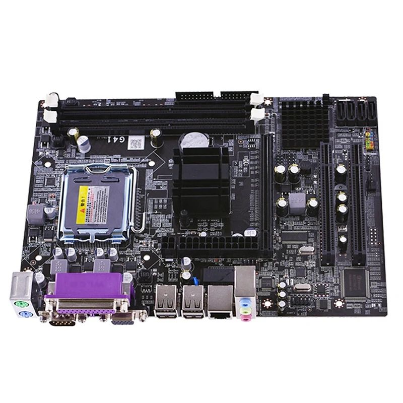 Материнская плата G41 для компьютера LGA 771-Pin процессор DDR3 ПАМЯТЬ E5345