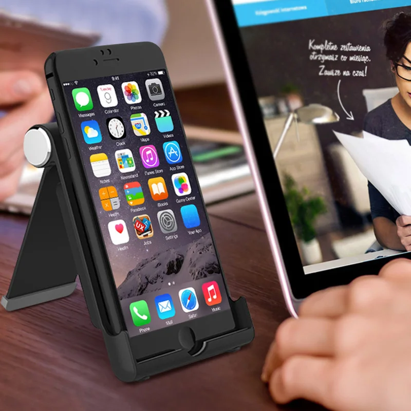 ГОРЯЧАЯ Беспроводная зарядка мобильного телефона Подставка держатель Powerbank складная переносная подставка J99