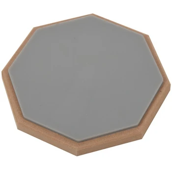 

8 Inch Rubber Wooden Dumb Drum Practice Training Drum Pad for Jazz Drums Exercise for Percussion Instruments Parts&Accessories