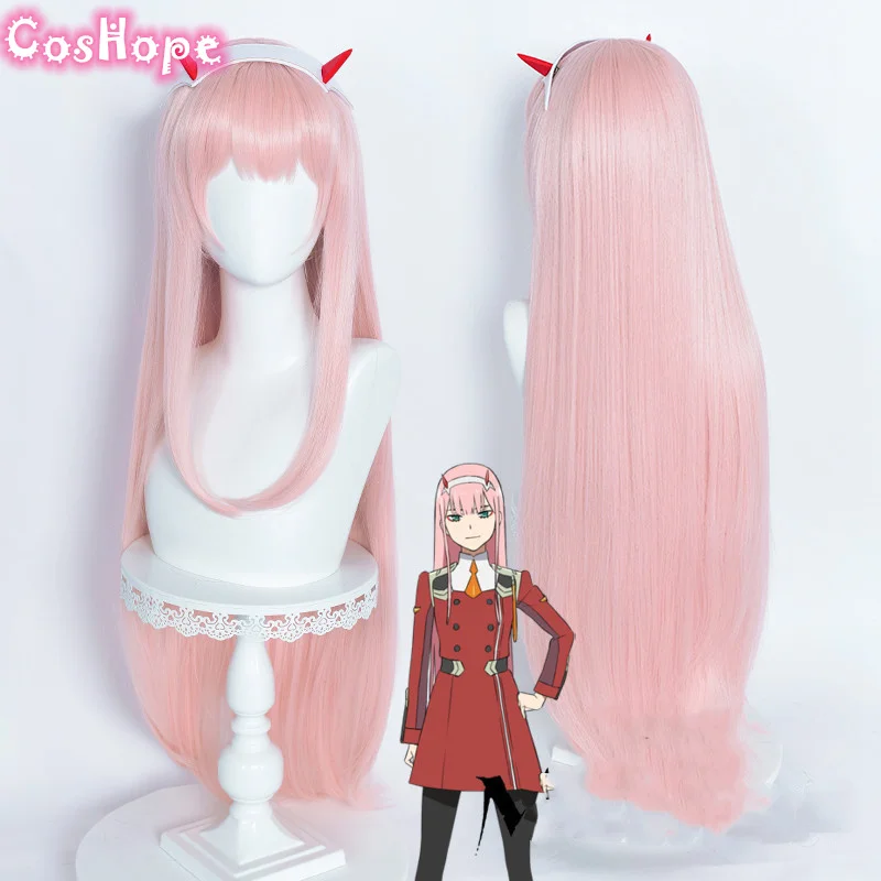 100cm pink wig