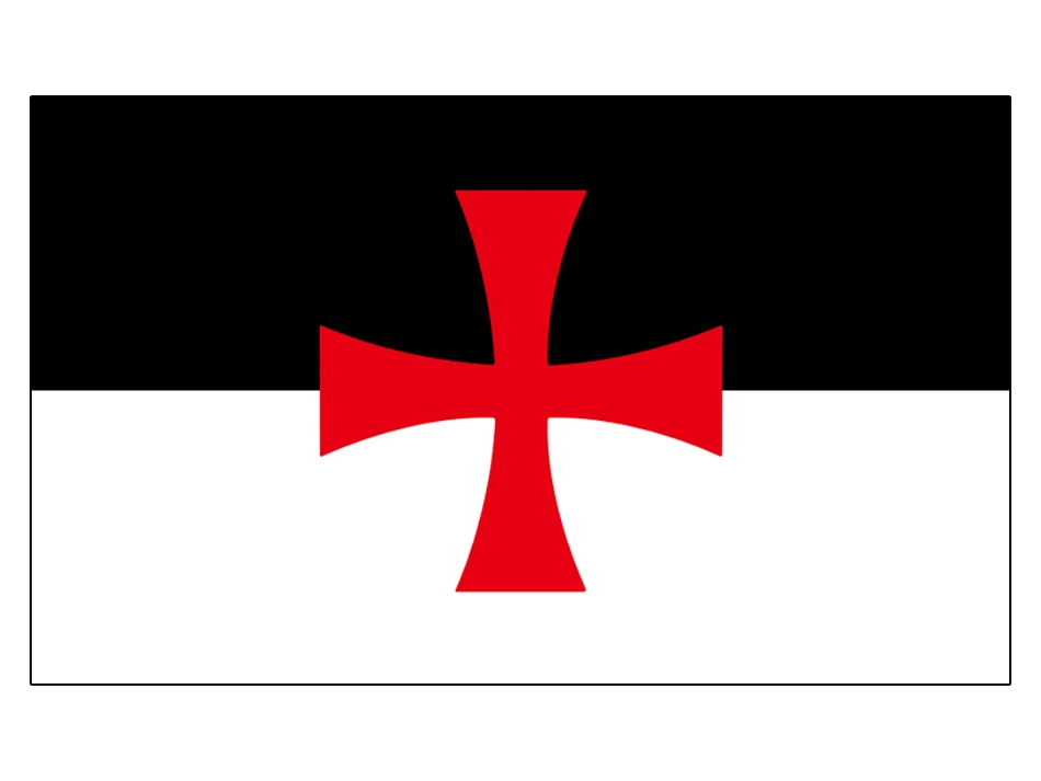 xvggdg флаг 3x5ft римско-католическая церковь баннер Рыцари Тамплиер флаг
