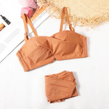 

Women Sexy Lingeries Bras Set Girls Underwear Comfortable Chest Gathered Bras Beautiful Back Bra Set T1