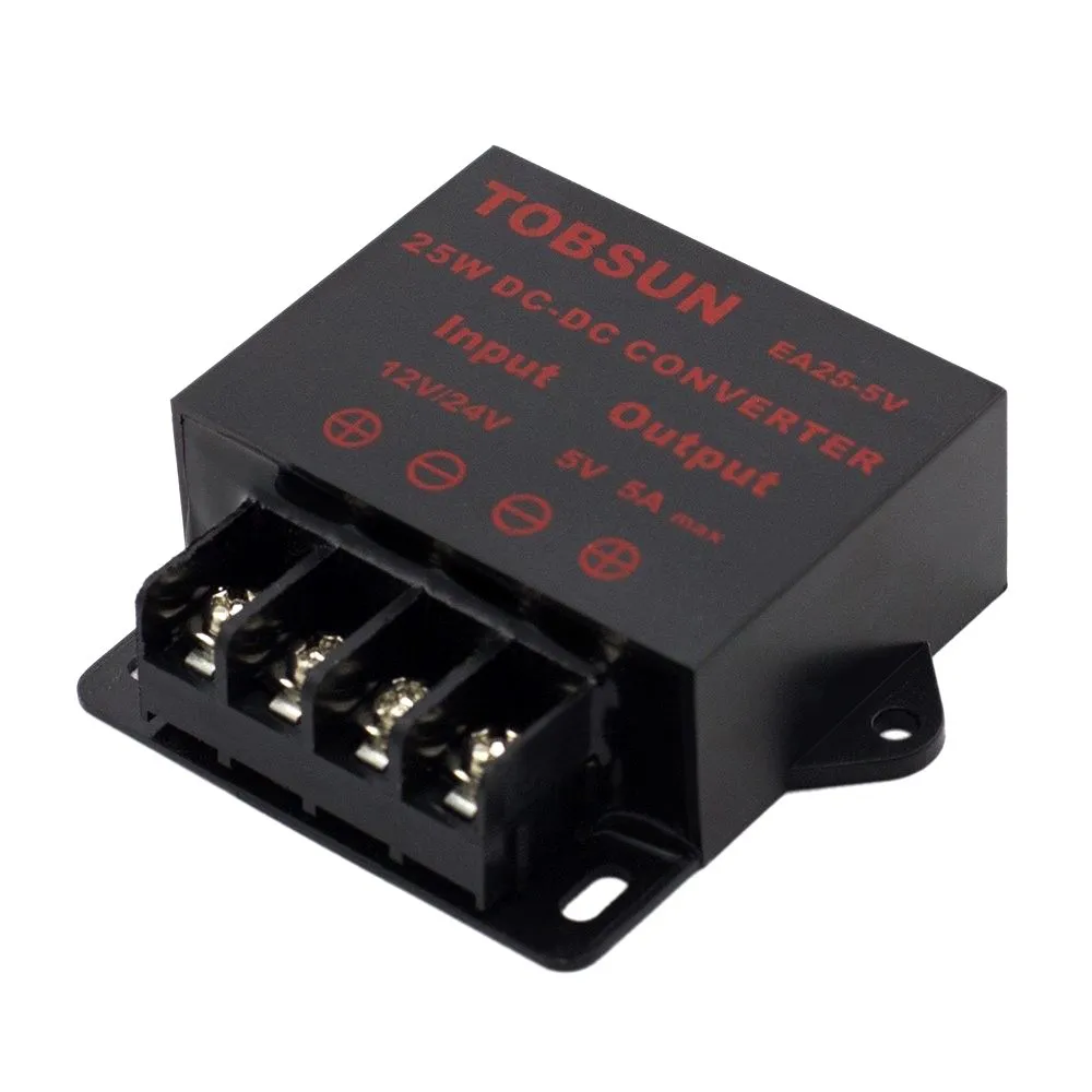 12V 24V to 5V 5A 25W DC DC Converter Transformer Voltage Regulator Step Down Buck Module Universal Power Supply for LED TV Solar universal laptops adapter dc6 0x3 7 converter power connectors 240w to 7 4x5 0mm 5 5x2 5mm 5 5x2 1mm 4 5x3 0mm